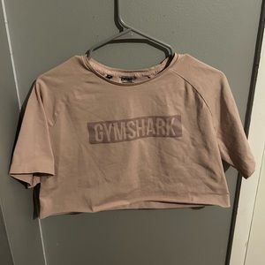 gym shark crop top